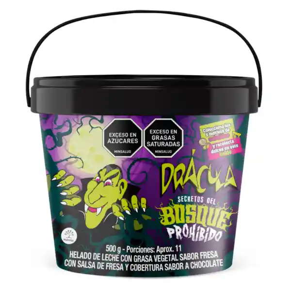 Crem Helado Drácula Vaso Secretos Del Bosque Prohibido