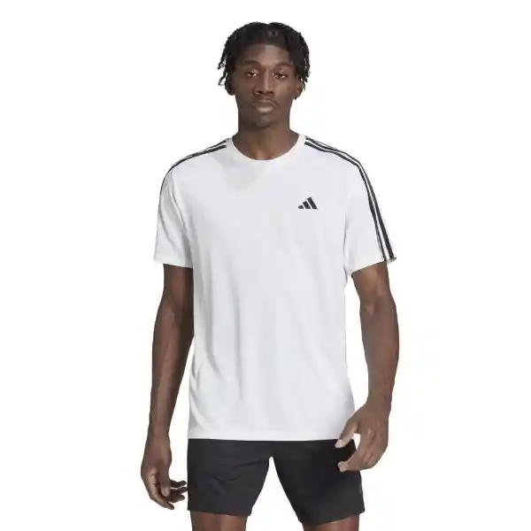 Adidas Camiseta Tr-Es Base 3S T Para Hombre Blanco Talla XL