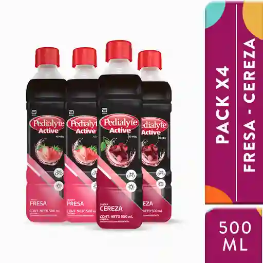 Combo Pedialyte Cereza 2 + Pedialyte Fresa 2