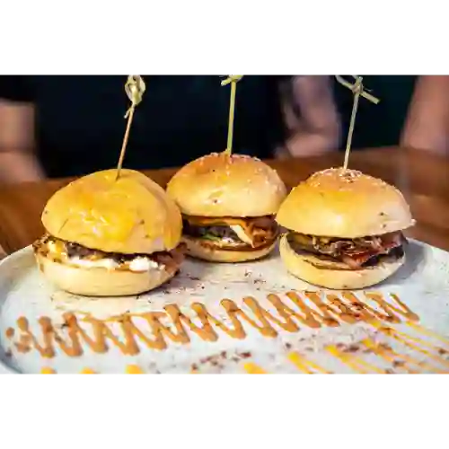 Trio de Mini Burgers