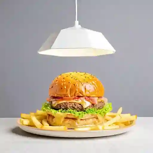 Hamburguesa clásica de pollo