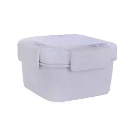 Contenedor Almuerzo 2 Compartimentos Gris 1100 mL Serie Miniso