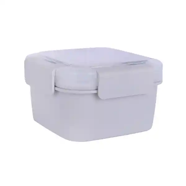 Contenedor Almuerzo 2 Compartimentos Gris 1100 mL Serie Miniso