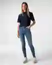 Jean Mujer Azul Talla 12 332G602_AZU174021
