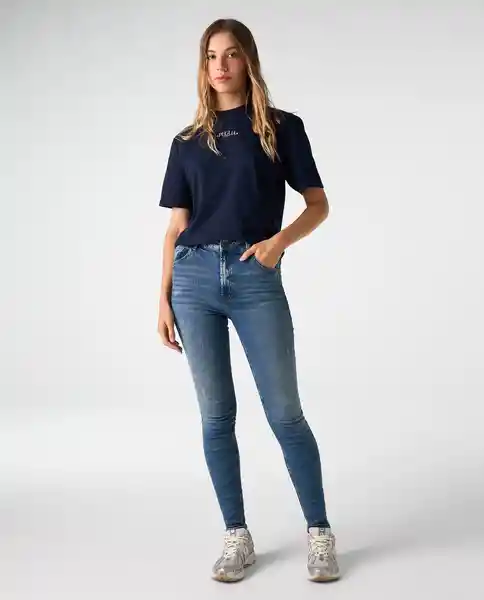 Jean Mujer Azul Talla 12 332G602_AZU174021