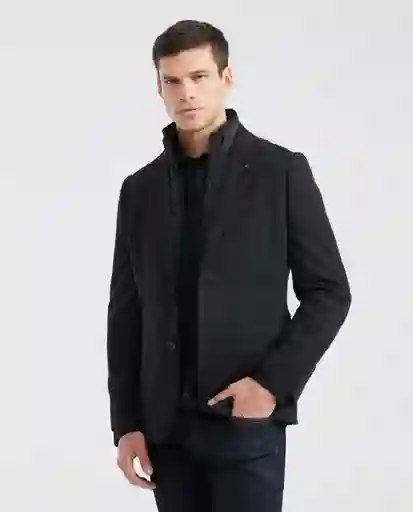 Blazer With Quilted Piece Negro Sombrío Ultra Talla M Chevignon