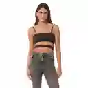 Top Beverly Negro Talla L