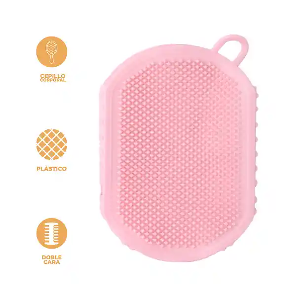 Esponja Para Cuerpo de Doble Cara Serie Rosa Miniso