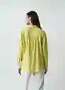Camisa Coral Mujer Verde Tilo Medio T L 012G377 Naf Naf