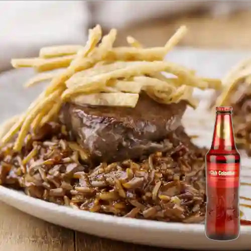 Combo Risotto de Hongos + Club col. Roja 330ml