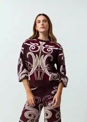 Camisa Tejido Mujer Morado Sombrío Ultra Oscuro Talla S 582G050 Naf Naf