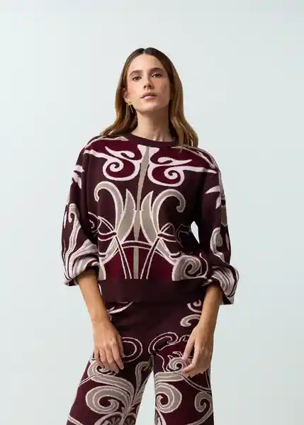 Camisa Tejido Mujer Morado Sombrío Ultra Oscuro Talla S 582G050 Naf Naf