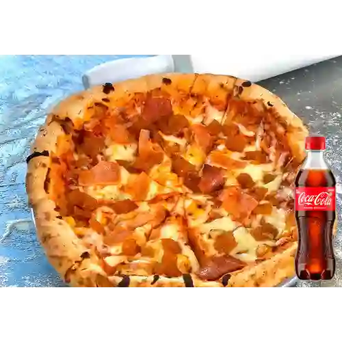 Combo Pizza Hawaiana Personal +Cocacola Orig 400ml