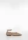 Zapatos Fiore1 Camel Talla 40 Mujer Mango