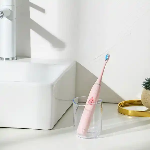 Cepillo de Dientes Eléctrico Rosa Miniso