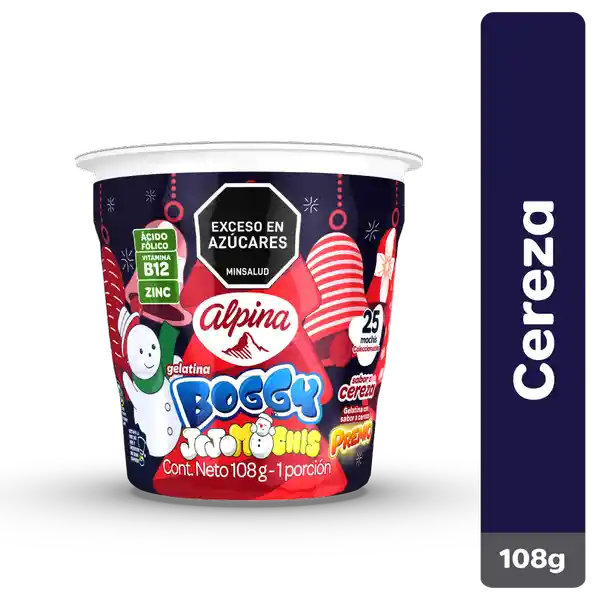 Gelatina Boggy Premio Cereza Vaso