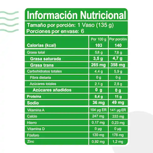 Zorba Yogurt Griego Sixpack Natural Sin Dulce