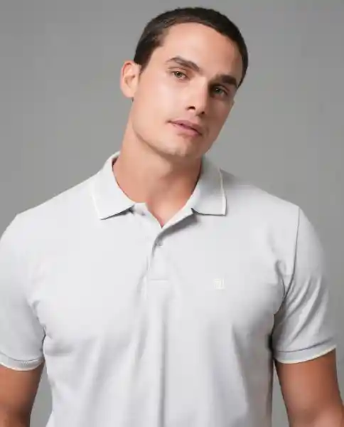 Camiseta Polo Hombre Gris M 190G101_GRI144203 Rifle
