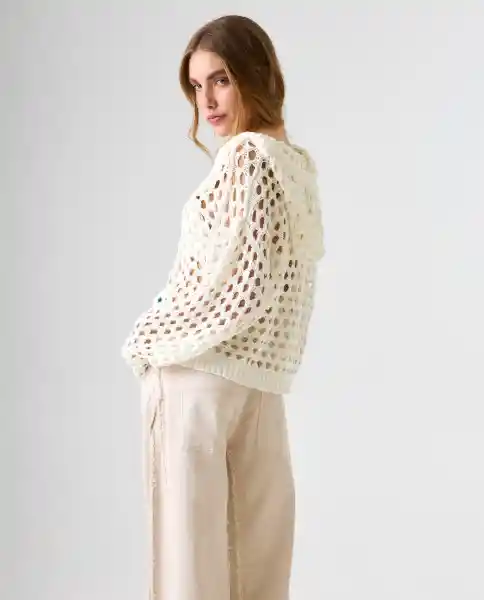 Buzo Mujer Crudo Talla M 682G000_CRU120105 Americanino