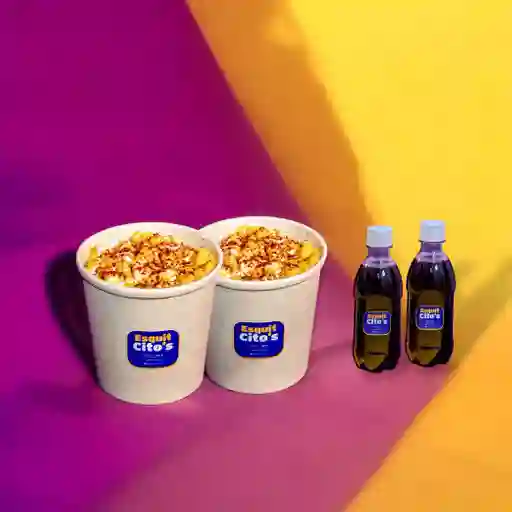 para 2 - Esquite Tradicional y Bebidas