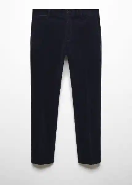 Pantalón Didier Navy Talla 44 Hombre Mango