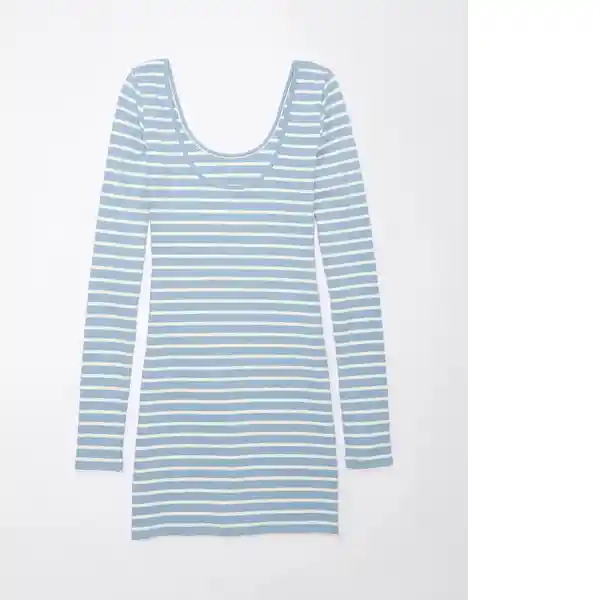 Vestido Mujer Azul Talla: SMALL American Eagle