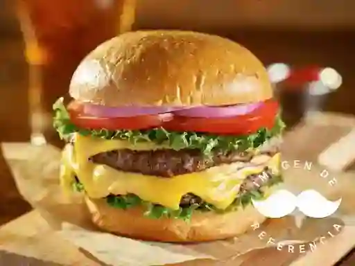 Hamburguesa Doble Carne y Papas