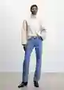 Saco Jersey Chaco Crudo Talla L Mujer Mango