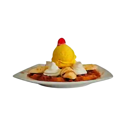 Waffle Arequipe Banano