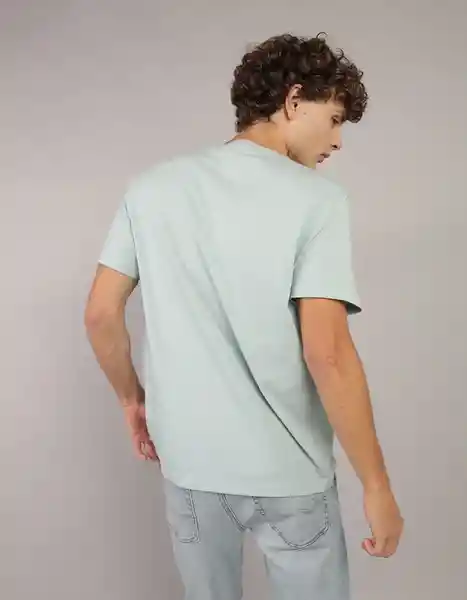 Camiseta Hombre Azul Talla SMALL 4290401 American Eagle