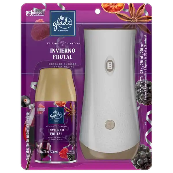 Glade Aromatizante Automático Edición Limitada Invierno Frutal