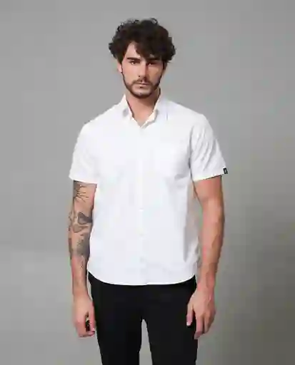 Camisa Hombre Blanco L 110 G100_BLA110601 Rifle