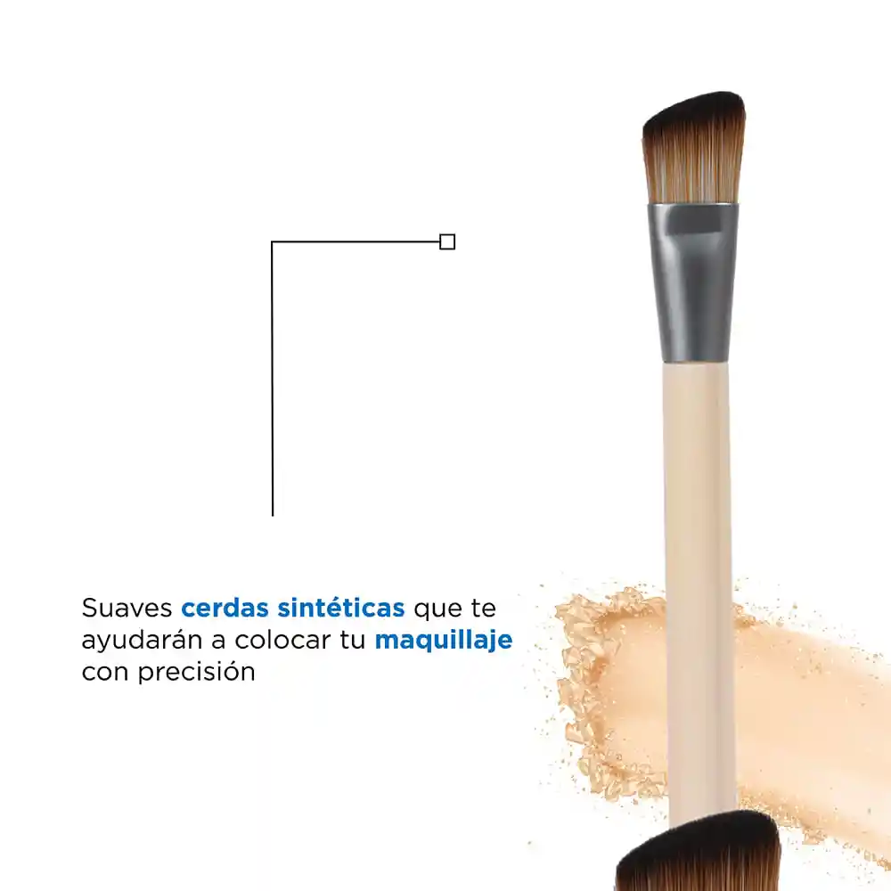 Brocha de Maquillaje en Bambú de Doble Cara Eco Miniso