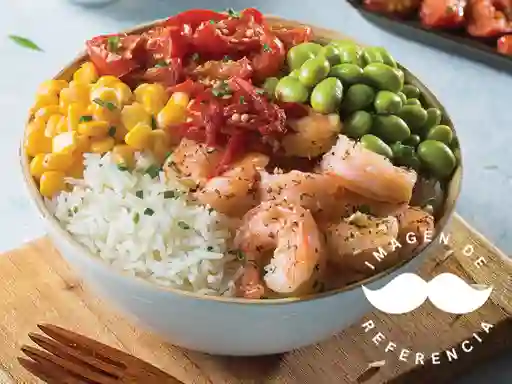 Poke Camarones en Salsa de Ceviche