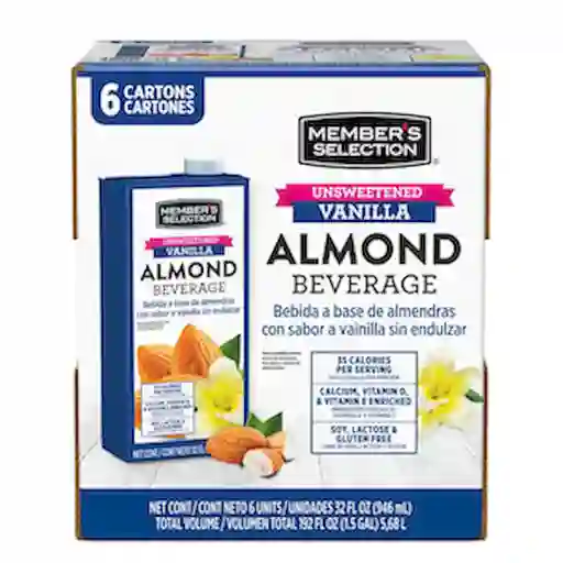 Member´s Selection Bebida de Almendra Sabor a Vainilla
