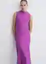 Vestido Gracy2 Morado Talla S Mujer Mango