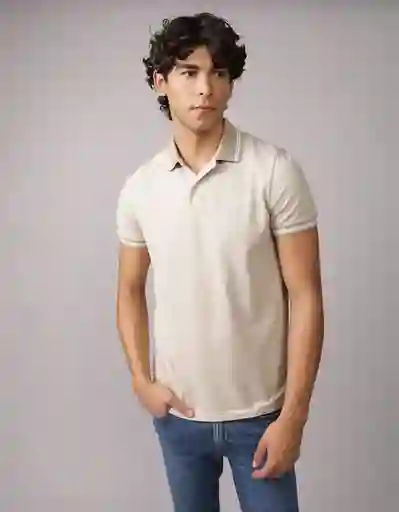 Polo Hombre Beige Talla Large 4691212 American Eagle