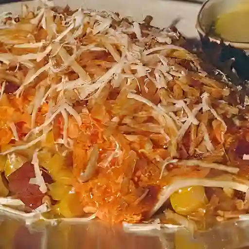 Mazorca Ropa Vieja y Chorizo