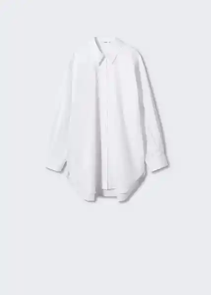 Camisa Talla-A Blanco Talla XS Mujer Mango