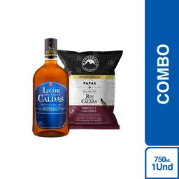 Combo Papa BBQ Ron + Ron Viejo de Caldas Licor Esencial