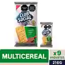 Galletas Saladas Club Social 9Pack Multicereal 216G