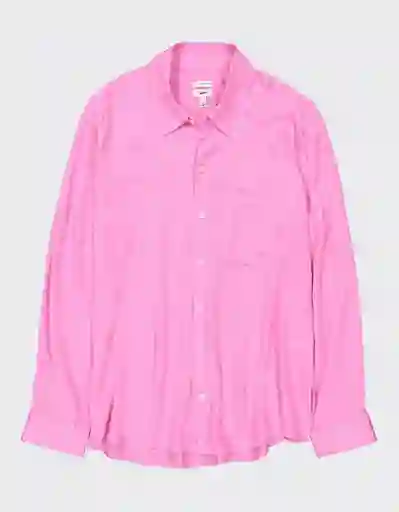 Blusa de Pijama Rosado Talla X-SMALL American Eagle