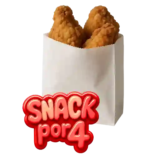 Rappi Snack X4 Alitas