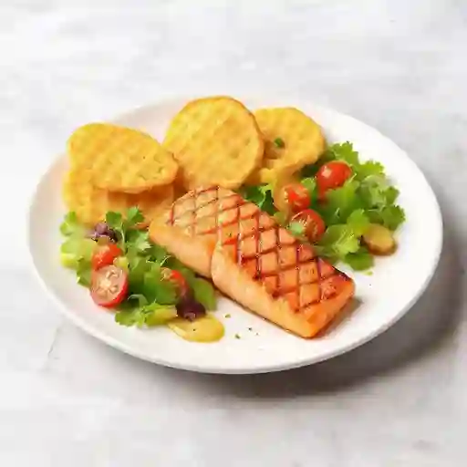 Salmon a Las Finas Hierbas + Bebida400ml