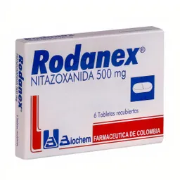 Rodanex 500 mg Caja Con 6 Tabletas