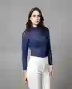 Camiseta Mujer Azul Talla S 201G003 Rifle
