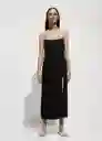 Vestido Asun2 Negro Talla S Mujer Mango