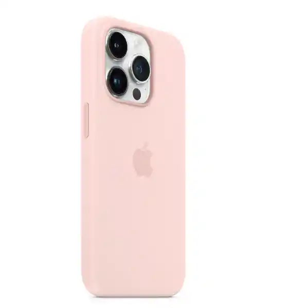 Apple Silicone Case iPhone 14 Pro With Magsafe Chalk Pink