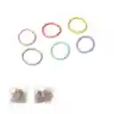 Liga Para el Cabello Mini Anillos Miniso