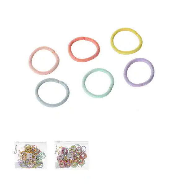 Liga Para el Cabello Mini Anillos Miniso